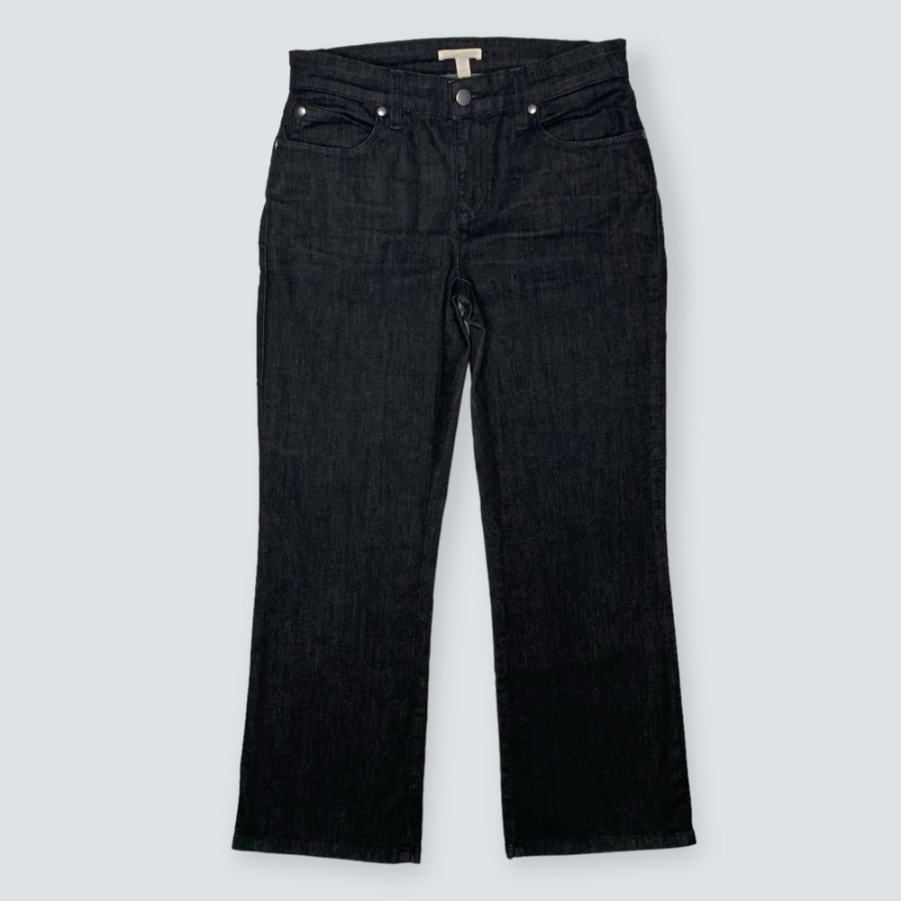 Eileen Fisher Women’s Jeans Size 2 Black Straight Leg